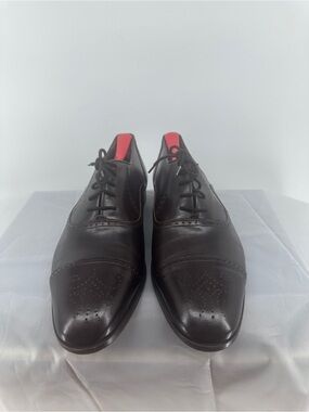 Christian Dior dark brown wingtip shoes